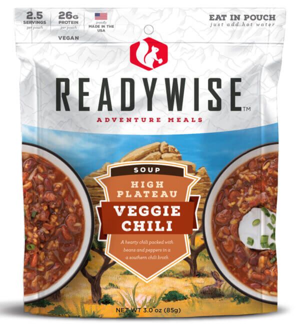ReadyWise RW05006 Outdoor Food Kit Crest Peak Creamy Pasta and Chicken 2.5 Servings In A Resealable Pouch 6 Per Case