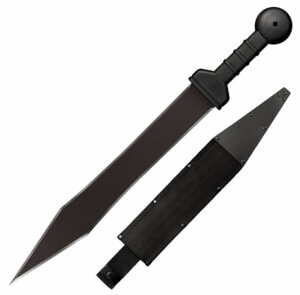 Cold Steel CS97GMS Gladius 18″ Black Matte Baked-On Anti Rust 1055 Carbon Steel Blade/ Black Polypropylene Handle 25.88″ Long Includes Sheath