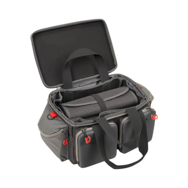 Allen 8325 Competitor Premium Range Bag with Internal Tote Fold-Up Gun Mat Lockable Main Compartment & Gray Finish