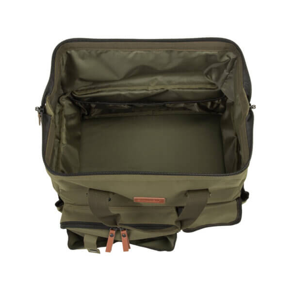 Allen 8329 Triumph Range Bag Green 600D Polyester Ripstop with Lockable Main Compartment Fold-Up Pistol Mat Webbed Carry Handles & Pockets