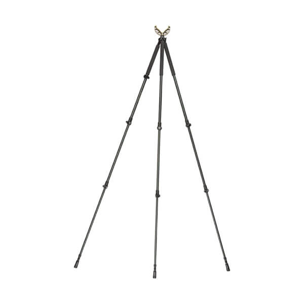 Allen 21412 Axial Tripod made of Black Aluminum with Rubber Feet Locking Cams Post System Attachment & 61″ Vertical Adjustment