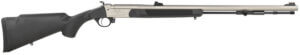 Traditions R74110440S Pursuit XT 50 Cal 209 Primer 26 Stainless Cerakote Black Synthetic Stock Includes Williams Fiber Optic Sights”