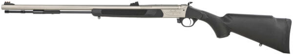 Traditions R74110440S Pursuit XT 50 Cal 209 Primer 26 Stainless Cerakote Black Synthetic Stock Includes Williams Fiber Optic Sights”
