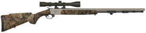 Traditions R5741104416 Pursuit XT 50 Cal 209 Primer 26″ Stainless Cerakote Mossy Oak Break-Up Country Synthetic Stock 3-9×40 Scope