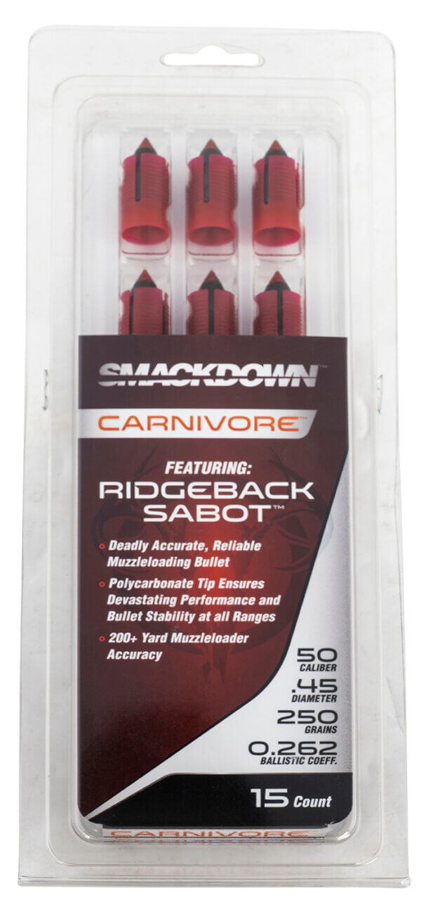 Traditions A2011 Smackdown Carnivore 50 Cal 305 gr 15