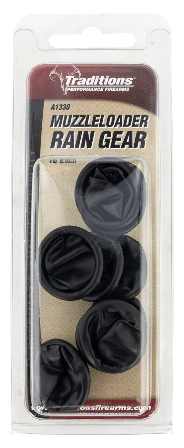 Traditions A1330 Muzzleloader Rain Gear Black 10 Pack