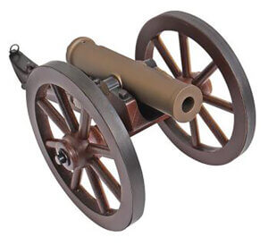 Traditions CN8061 Mountain Howitzer Mini Cannon 50 Cal 6.75″ Burnt Bronze Barrel Breech Action
