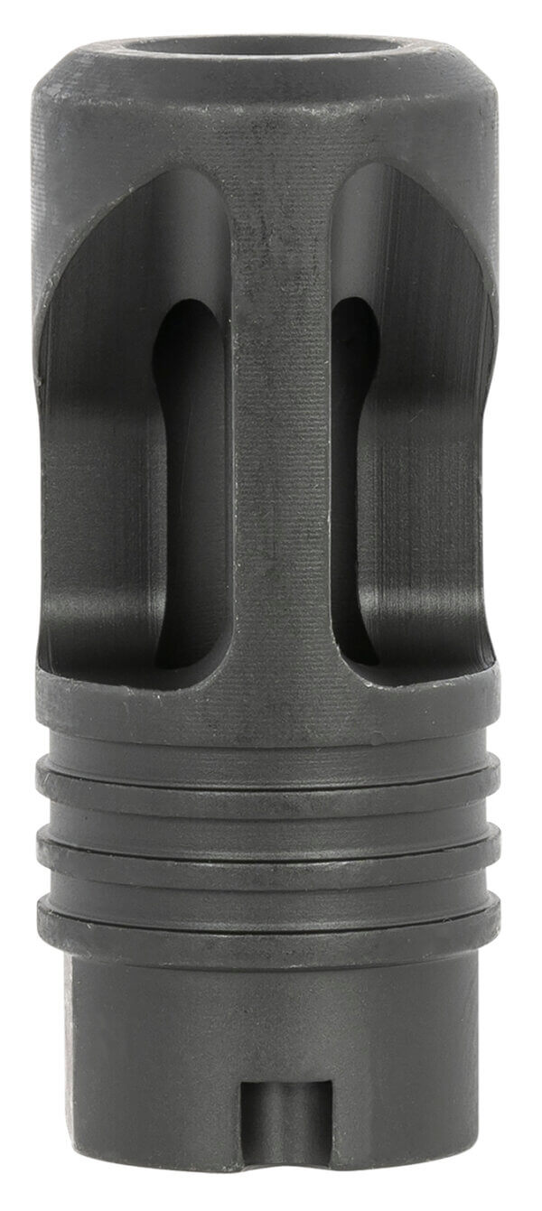 LBE Unlimited AK47DP Dual Port Flash Hider Black with 14×1 LH Threads AK-Platform