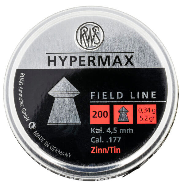 RWS/Umarex 2317421 HyperMax Field Line 177 200 Per Tin