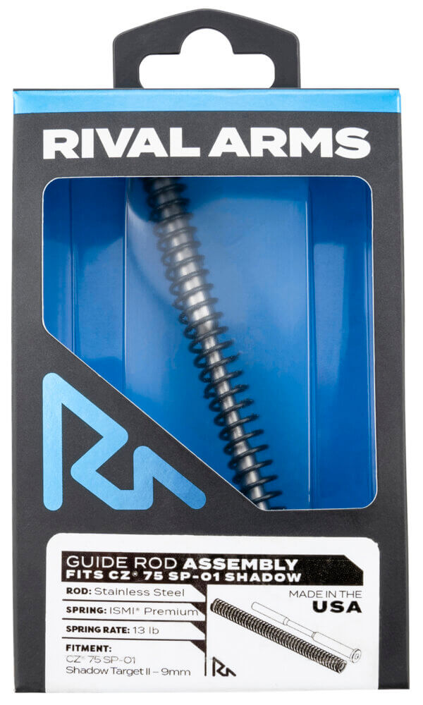 Rival Arms RARA50C201S Guide Rod Assembly Guide Rod Assembly CZ 75 SP-01 Shadow Target II Black Stainless Steel