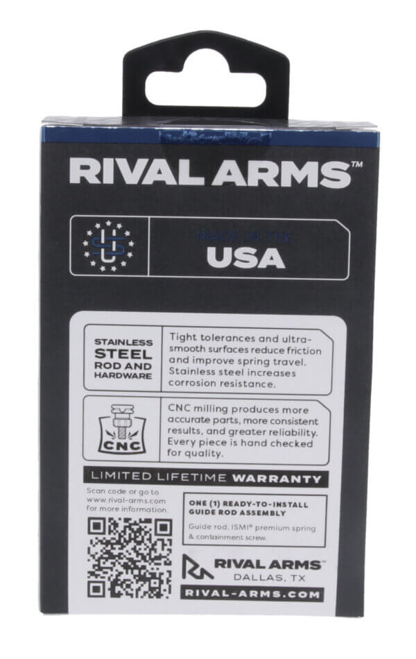 Rival Arms RARA50M101S Guide Rod Assembly Guide Rod Assembly Stainless Steel for S&W M&P-9