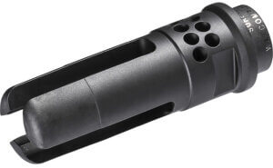 SureFire SFCT5561228 Closed-Tine Flash Hider Black DLC Stainless Steel with 1/2-28 tpi Threads & 2.30″ OAL for 5.56x45mm NATO AR-15″