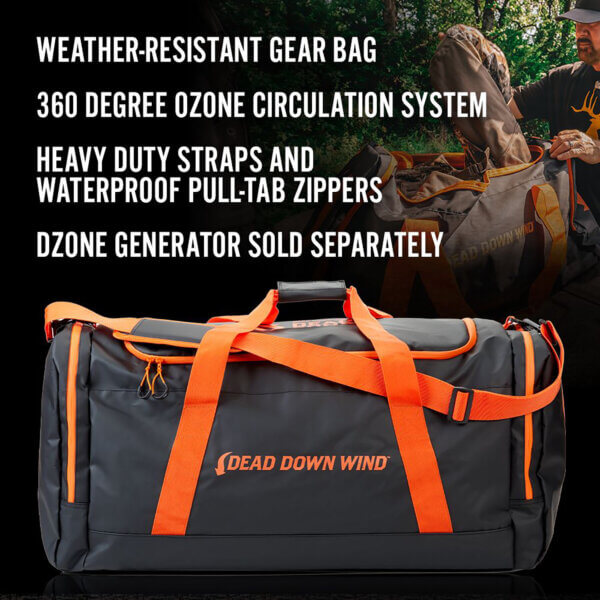 Dead Down Wind 30627 Dead Zone Gear Bag Black/Orange