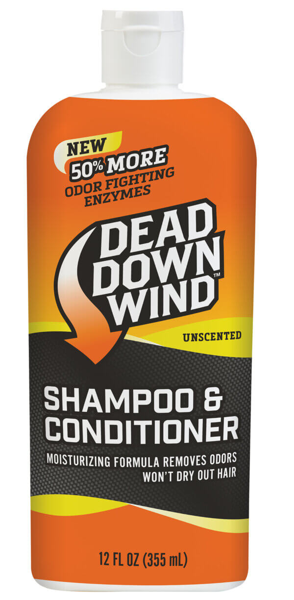 Dead Down Wind 121218 Shampoo/Body Wash Odor Eliminator Unscented Scent 12 oz Bottle