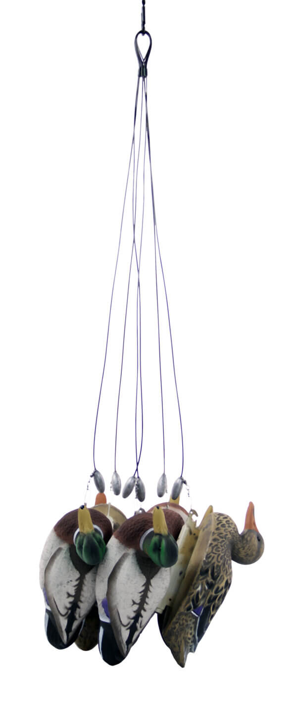 Higdon Outdoors 30322 Battleship Rig Black Nylon 36″ Long Features 4 oz Steel Weights 6 Pack