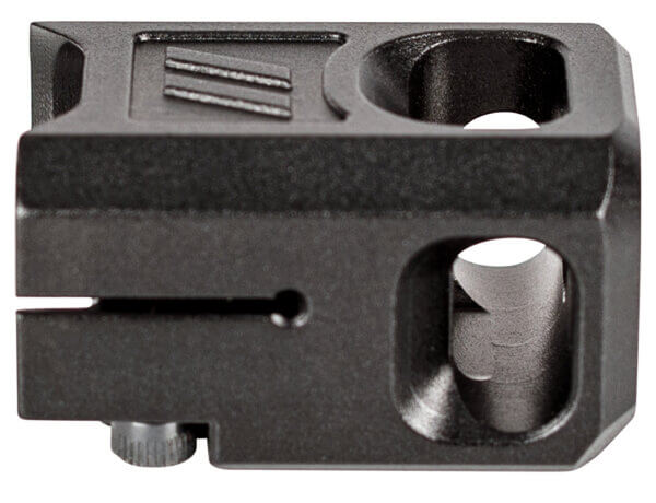 ZEV COMPPROV25GB Pro V2 Compensator Black Hardcoat Anodized Aluminum  1/2-28 tpi Threads  9mm Luger  Compatible w/Glock 19 Gen5″