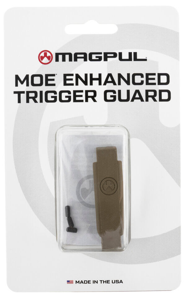 Magpul MAG1186-FDE MOE Enhanced Trigger Guard Flat Dark Earth Polymer For AR-15/M4