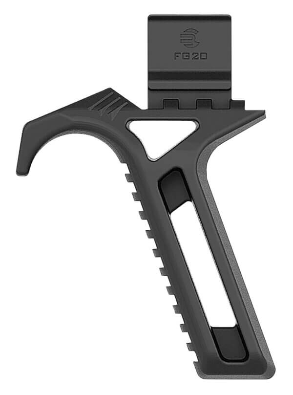 Rival Arms RA92R101A Pistol Grip for AR-Platform Black Aluminum 12 Degree Angle