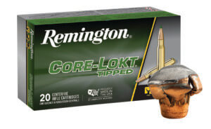 Remington Ammunition 29017 Core-Lokt Tipped Hunting 6.5 Creedmoor 129 gr Core-Lokt Tipped (CLT) 20rd Box