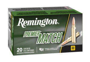 Remington Ammunition 20001 Premier Match 6mm Creedmoor 107 gr Sierra MatchKing BTHP (SMBTHP) 20rd Box