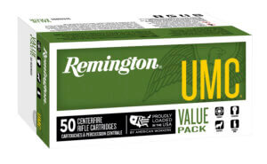 Remington Ammunition 26855 UMC 300 Blackout 150 gr Full Metal Jacket (FMJ) 50 Rd Box / 8 Cs (Value Pack)