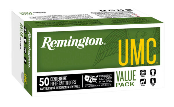 Remington Ammunition 26855 UMC 300 Blackout 150 gr Full Metal Jacket (FMJ) 50rd Box