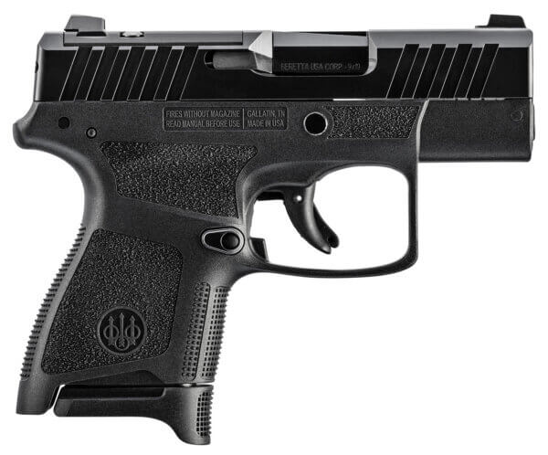 Beretta USA JAXN920A1 APX A1 Carry 9mm Luger 6+1/8+1 3.30″ Matte Black Serrated Slide Black Polymer Frame Black Textured Polymer Grips Right Hand