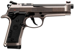 TriStar 85676 SPS Pantera 1911 9mm Luger 5″ 18+1 Chrome Finish Steel Beavertail Frame Serrated Slide Black Polymer Grip