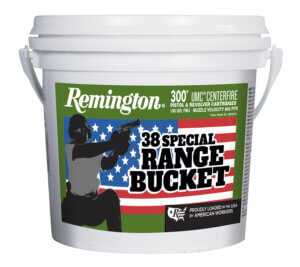 Remington Ammunition 23669 UMC Range Bucket 38 Special 130 gr Full Metal Jacket (FMJ) 300 Rd Box