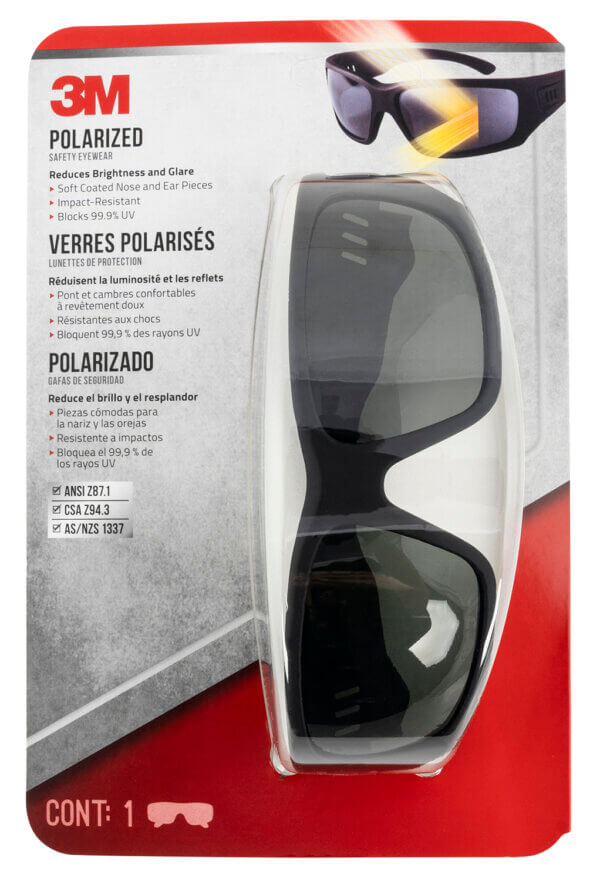 Leupold 179097 Performance Wear Katmai Shadow Gray Flash Lens Polycarbonate Matte Black Frame