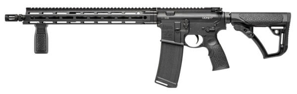 Daniel Defense WEBX-0721-02 DDM4 V7 5.56x45mm NATO 16″ 30+1 Cobalt Hard Coat Anodized Rec/Handguard 6 Position with Black SoftTouch Overmolding Stock