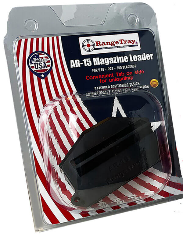 RangeTray TL-3 TL-3 Thumbless Mag Loader Single Stack Style made of Polymer with Black Finish for 45 ACP 1911