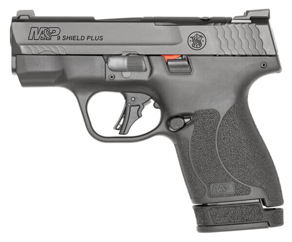 Smith & Wesson 13534 M&P Shield Plus Micro-Compact Frame 9mm Luger 10+1/13+1  3.10″ Black Armornite Stainless Steel Barrel & Optic Cut/Serrated Slide  Matte Black Polymer Frame  Tritium Night Sights  No Safety