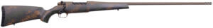 Weatherby MBC20N257WR8B Mark V Backcountry 2.0 257 Wthby Mag Caliber with 3+1 Capacity  26″ Barrel  Patriot Brown Cerakote Metal Finish & Brown Sponge Pattern Black Peak 44 Blacktooth Stock Right Hand  (Full Size)
