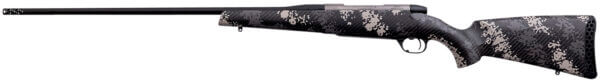 Weatherby MBT20N257WR8B Mark V Backcountry 2.0 Ti 257 Wthby Mag Caliber with 3+1 Capacity  26″ Barrel  Graphite Black Cerakote Metal Finish  & Black with Gray/White Sponge Accents Peak 44 Blacktooth Stock Right Hand (Full Size)