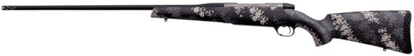 Weatherby MBT20N280AR6B Mark V Backcountry 2.0 Ti 280 Ackley Improved Caliber with 4+1 Capacity  24″ Barrel  Graphite Black Cerakote Metal Finish & Black with Gray/White Sponge Accents Peak 44 Blacktooth Stock Right Hand (Full Size)