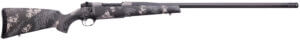 Weatherby MCT20N300WR8B Mark V Backcountry 2.0 Ti 300 Wthby Mag Caliber with 3+1 Capacity  26″ Carbon Fiber Wrapped Barrel  Graphite Black Cerakote Metal Finish & Black with Gray/White Sponge Accents Peak 44 Blacktooth Stock Right Hand (Full Size)