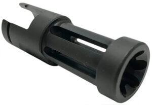 Samson 040606203 Flash Hider  Black Oxide Stainless Steel with 2.50 OAL & .860″ Diameter for Ruger 10/22″