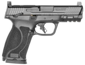Smith & Wesson 13390 M&P M2.0 Optic Ready Striker Fire 10mm Auto 4″ 15+1 Matte Black Frame Black Armornite Stainless Steel with Optics Cut Slide Black Interchangeable Backstrap Grip Manual Safety