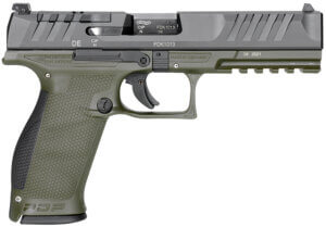 Walther Arms 2858380 PDP Optic Ready 9mm Luger 4.50″ 18+1 Black Steel Slide Performance Duty Textured Polymer Grip