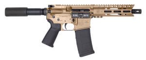Diamondback DB1912K061 DB15 AR Pistol Carbine Length 5.56x45mm NATO 7″ 30+1 Flat Dark Earth Buffer Tube Stock