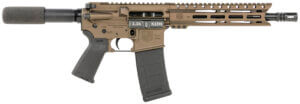 Diamondback DB1915K071 DB15 AR Pistol Carbine Length 5.56x45mm NATO 10″ 30+1 Midnight Bronze Buffer Tube Stock