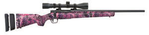 Mossberg 28143 Patriot Youth Super Bantam Scoped Combo 6.5 Creedmoor 5+1 Cap 20″ Matte Blued Barrel Muddy Girl Wild Fixed with Adjustable LOP Stock Right Hand 3-9x40mm Scope Weaver Style Bases