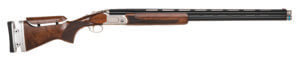 Mossberg 75474 Gold Reserve 12 Gauge 30″ 2rd 3″ Polished Silver with Scroll & Inlay Engraved Rec Satin Black Walnut Fixed Stock Right Hand Full Size Includes Ext. Sport Set Chokes (5)