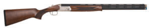 Mossberg 75480 Gold Reserve 410 Gauge 26″ 2rd 3″ Polished Silver with Scroll & Inlay Engraved Rec Satin Black Walnut Fixed Stock Right Hand Full Size Includes Ext. Sport Set Chokes (5)