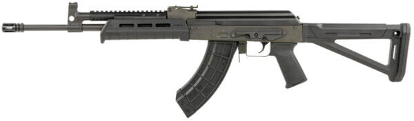 Century Arms RI4378N VSKA Trooper 7.62x39mm 30+1 16.50″ Barrel w/Flash Hider Black Hard Coat Anodized Aluminum Receiver Magpul MOE AK Stock Pistol Grip & Ultimak Handguard