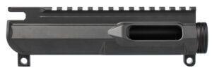 Bowden Tactical J135762 Billet Upper Receiver made of 7075-T6 Aluminum with Black Anodized Finish & Stripped Design for AR-15 & Mil-Spec/Billet Lowers