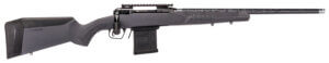 Savage Arms 57940 110 Carbon Tactical 6.5 PRC 8+1 24″ Carbon Fiber Wrapped Barrel Matte Black Metal Gray Fixed AccuStock with AccuFit