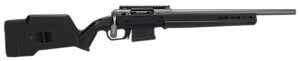 Savage Arms 57737 110 Magpul Hunter 6.5 Creedmoor 5+1 18″ Tungsten Gray Cerakote Black Adjustable Magpul Hunter Stock Left Hand