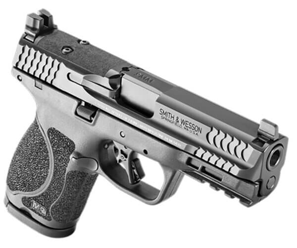 Smith & Wesson 13563 M&P 2.0  Compact Frame 9mm Luger 15+1  4″ Black Armornite Steel Barrel & Optic Cut/Serrated Slide  Matte Black Polymer Frame w/Picatinny Rail
